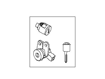 2015 Nissan 370Z Ignition Lock Cylinder - 99810-1EA5A
