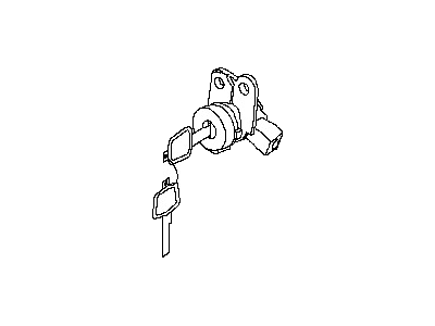 Nissan H0601-1EA0A Cylinder Set-Door Lock,LH