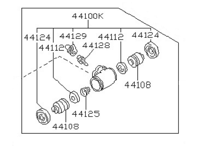 Nissan Altima Wheel Cylinder - 44100-D5511