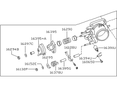 Nissan 16118-1B000 Throttle Body