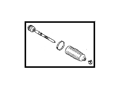 Nissan D8521-JD00B Socket Kit-Tie Rod,Inner