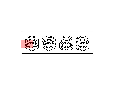 Nissan 12038-1E400 Ring Set-Piston