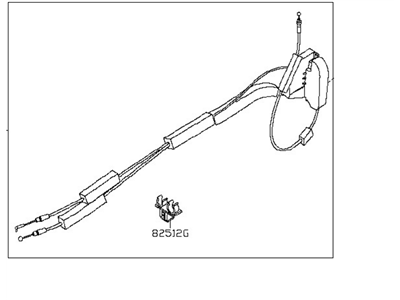 Nissan 82501-ZP71A Rear Left Driver Door Lock Actuator