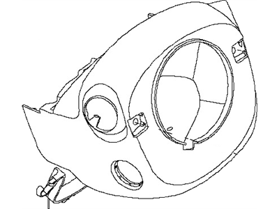 2014 Nissan Pathfinder Steering Column Cover - 48470-3KA1B