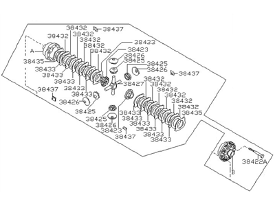 2002 Nissan Frontier Differential - 38420-T6082