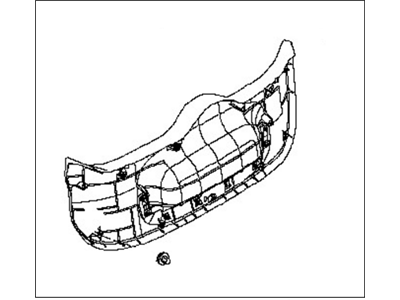 Nissan 90900-1FC0A Finisher Assy-Back Door