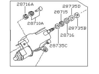 1988 Nissan 200SX Wiper Motor - 28710-15F01