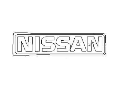 Nissan 62891-92G00 Emblem-Front