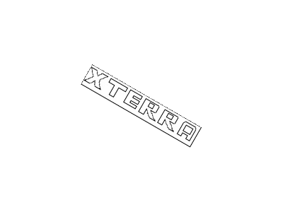 Nissan Xterra Emblem - 93494-7Z000