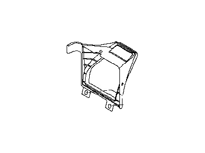 Nissan 21609-1AA0A Air Guide-Oil Cooler,Trans