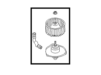 1993 Nissan Altima Blower Motor - 27220-1E400