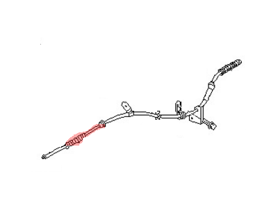 Nissan 36530-17C00 Cable Assembly-Brake Rear RH