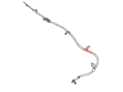 Nissan 36531-JA00A Cable Assy-Brake,Rear LH