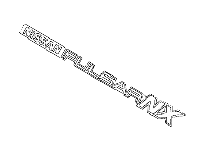 Nissan 84894-16M11 Rear Emblem