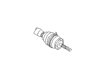 1985 Nissan Stanza Axle Shaft - 39100-D0100