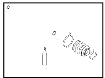 Nissan Stanza CV Boot - 39741-D0125