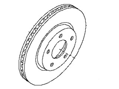 Nissan 40206-9N00C Rotor-Disc Brake, Front