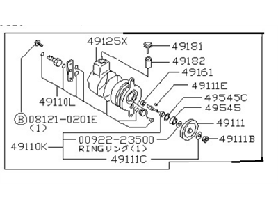 Nissan 49110-W1705 Pump Power Steering