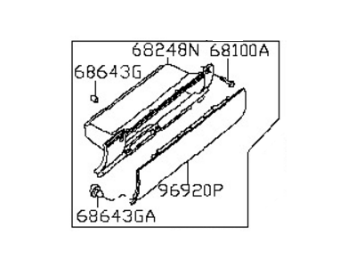 Nissan 68247-9BH2A