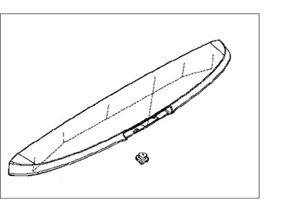 Nissan 96030-1JA0B Air Spoiler Assembly Roof