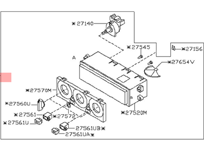 Nissan 27512-62J00