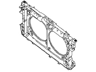 Nissan 62500-JB10A Support Assembly - Radiator Core