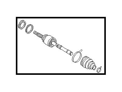 Nissan Quest Axle Shaft - 39210-7B010