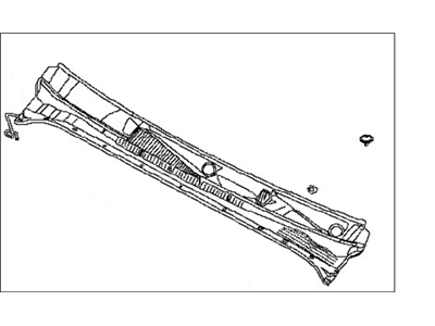 Nissan 66862-EA500 Cover-COWL Top,Upper
