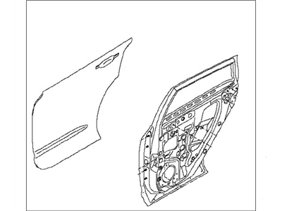 Nissan HBA0A-JM0MA Door-Rear,LH