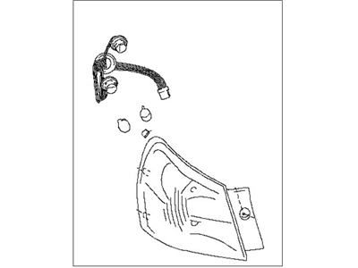 Nissan 26550-JM00A Lamp Assembly-Rear Combination,RH