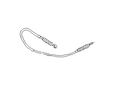 1991 Nissan Stanza Shift Cable - 34935-51E00