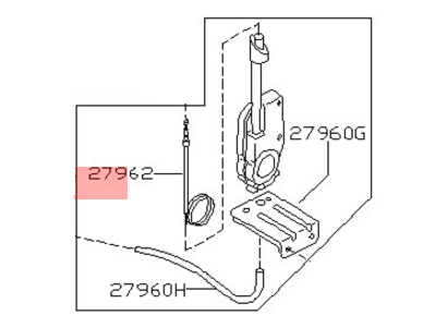 1995 Nissan Maxima Antenna - 28200-31U01