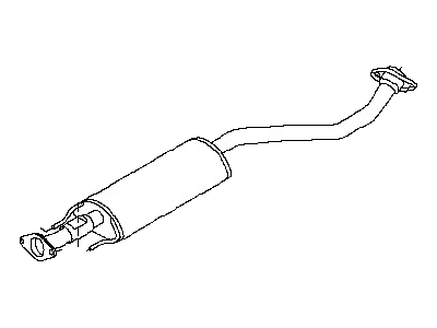 Nissan 20300-EM30A Exhaust, Sub Muffler Assembly