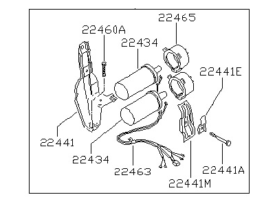 1985 Nissan Stanza Ignition Coil - 22448-D1801