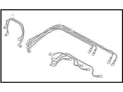 1982 Nissan Stanza Spark Plug Wire - 22450-D0125