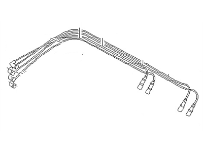 Nissan Stanza Spark Plug Wire - 22454-D0113