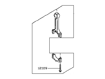 Nissan 12100-ET80C Rod Complete-Connecting