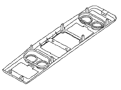 Nissan 96990-ZS80B Body-Roof Console Box