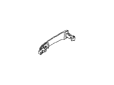 Nissan 80640-1KA5A Outside Handle Grip, Passenger Side