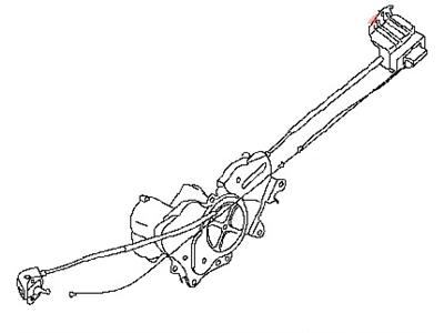 Nissan 82560-5Z000 Motor-Slide Door Closure,RH