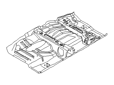 Nissan 350Z Floor Pan - 74321-CD030