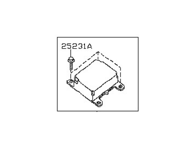 Nissan NV Air Bag Control Module - 28556-1PA9B