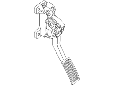 Nissan 18002-EA010 Lever Complete-Accelerator,W/DRUM