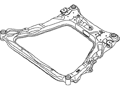 Nissan 54400-9AA0B Member Complete-Front Suspension