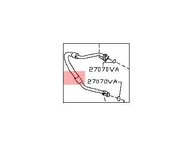 Nissan 92490-1HK0A Hose-Flexible,High