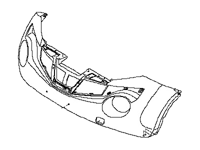 Nissan F2023-1A41H Front Bumper Fascia Kit