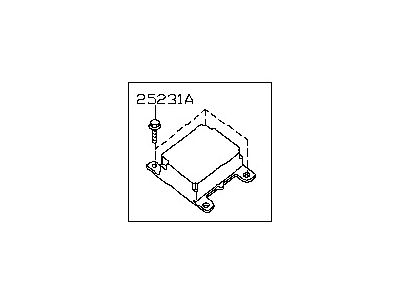 Nissan Armada Air Bag Control Module - 98820-9GE9A