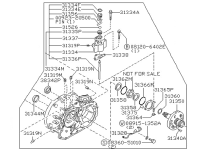 Nissan 31340-21X11 Housing Converter With Oil Pump