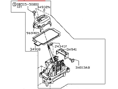 Nissan 34901-ZW81C Transmission Control Device Assembly