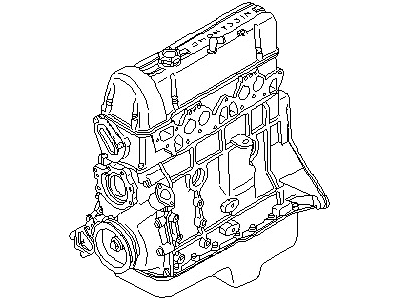 Nissan 10102-46W60 Engine Assembly Bare